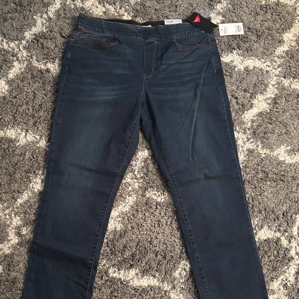 Croft & Barrow Dark Blue Ankle Jeans
